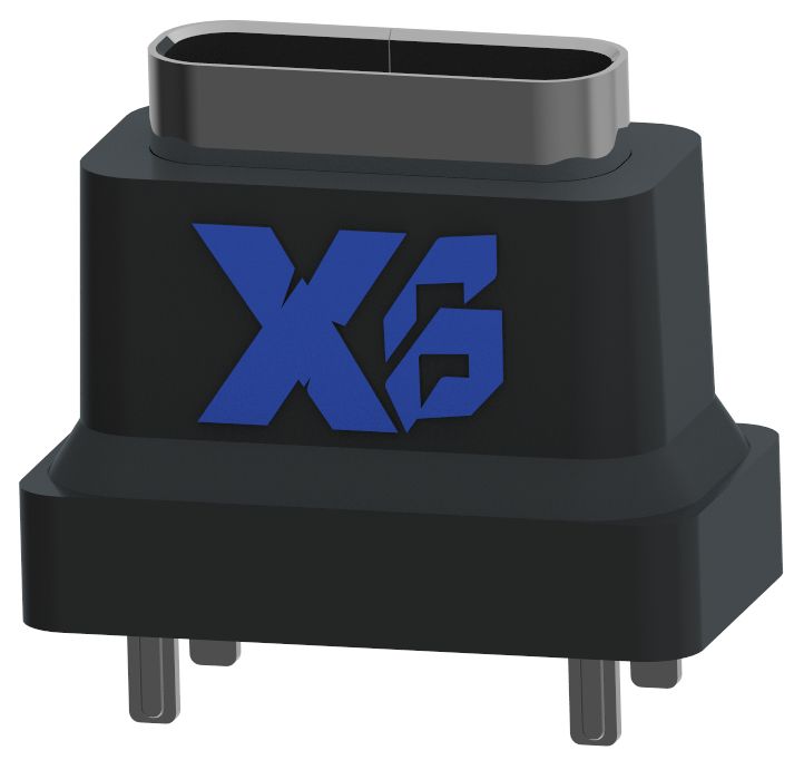 XB - type C 16P - 14 patch prise verticale type C hauteur 10,5 mm 16pin étanche type C USB femelle SMT h = 10,5 mm
